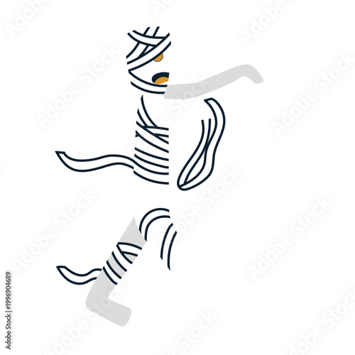 Tablou pe pânză Halloween mummy