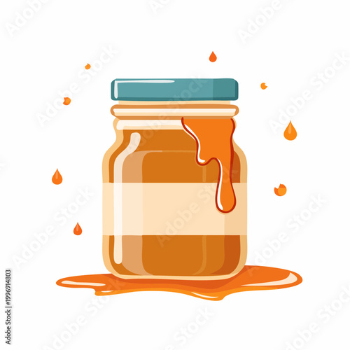 Jar of Honey Dripping
