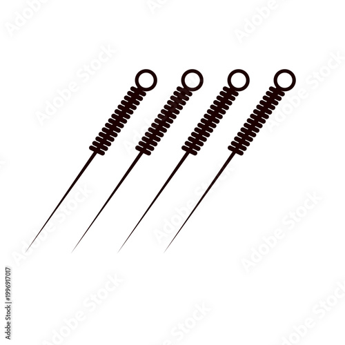 Acupuncture Needles Illustration 