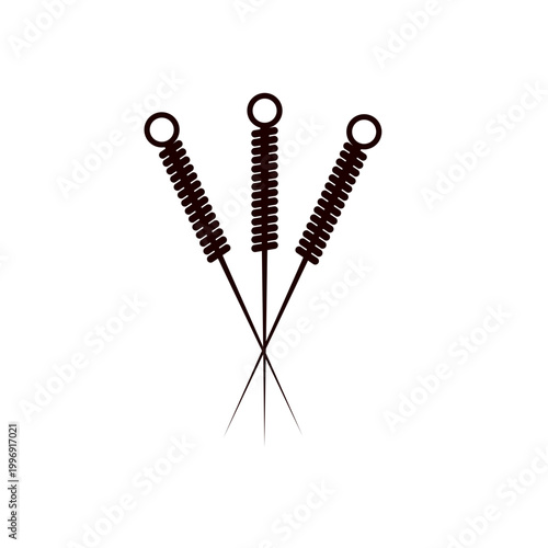 Acupuncture Needles Illustration 