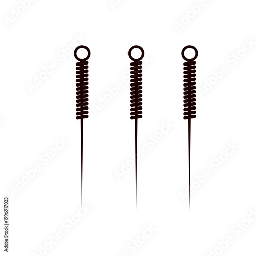 Acupuncture Needles Illustration 
