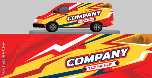 unique vinyl car wraps, minibus car livery template, custom car decal sticker,  van wrap design, car wrap for branding