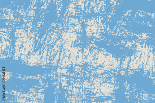 Blue grunge abstract texture abckground. Distressed scratched overlay texture with rough brush strokes