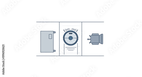 Simple icons for home appliances.