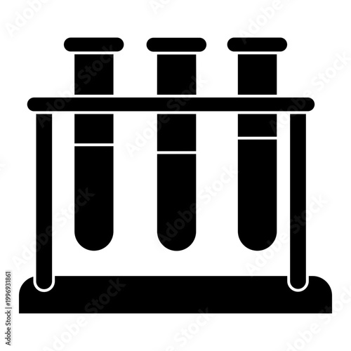 Test tubes in rack icon