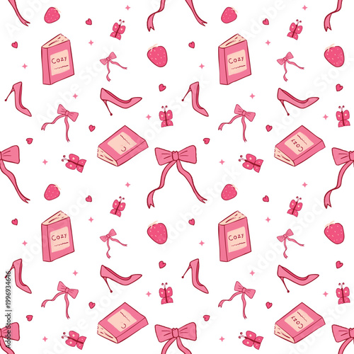 pink cute Adobe Illustrator Artwork