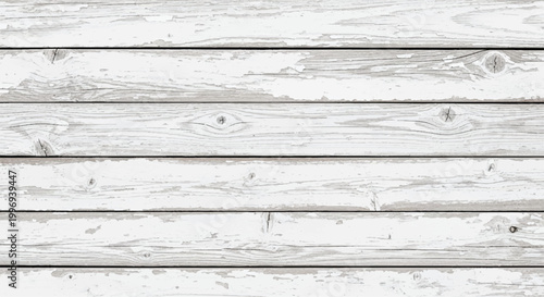 White distressed wooden planks background for design. Natural white wood texture. White wooden background.