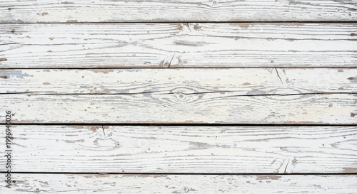 Foto White distressed wooden planks background for design