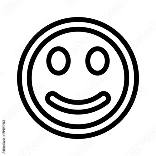 happy line icon