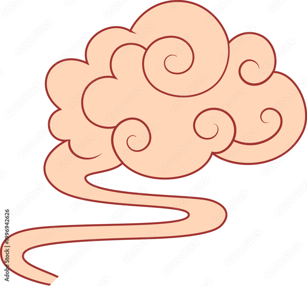 Obraz premium Chinese auspicious cloud