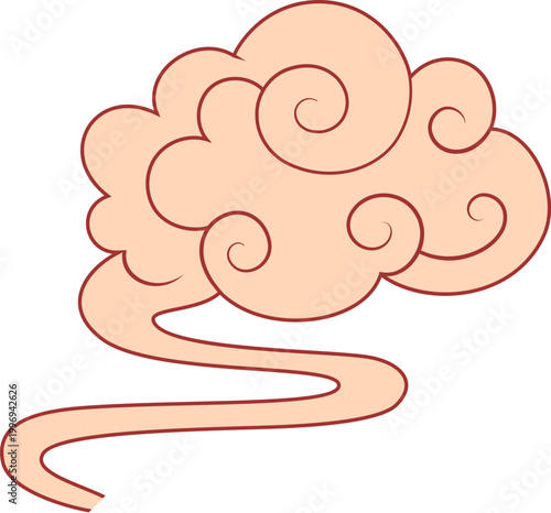 Chinese auspicious cloud