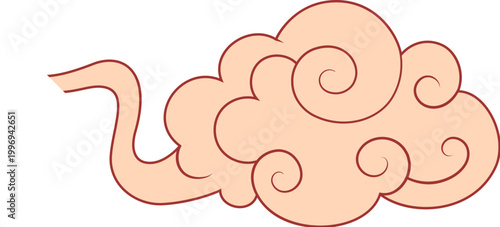 Chinese auspicious cloud