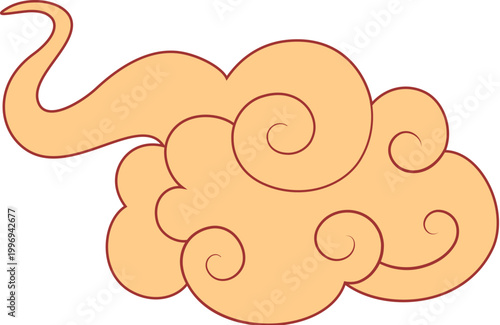 Chinese auspicious cloud