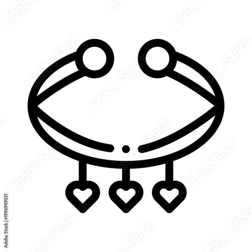 bracelet line icon