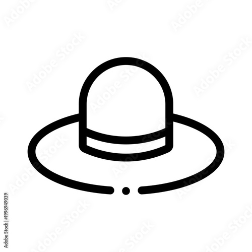 hat line icon