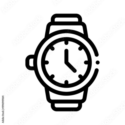 watch line icon