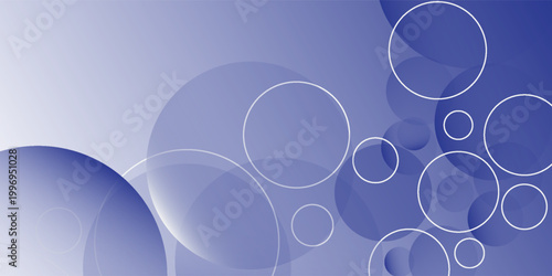 Abstract geometric background gradient soft light blue bokeh illustration