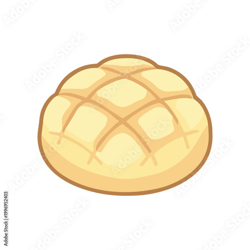 Baked bread pastry dessert item.