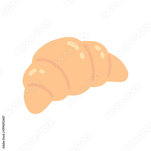 Croissant pastry food breakfast item.