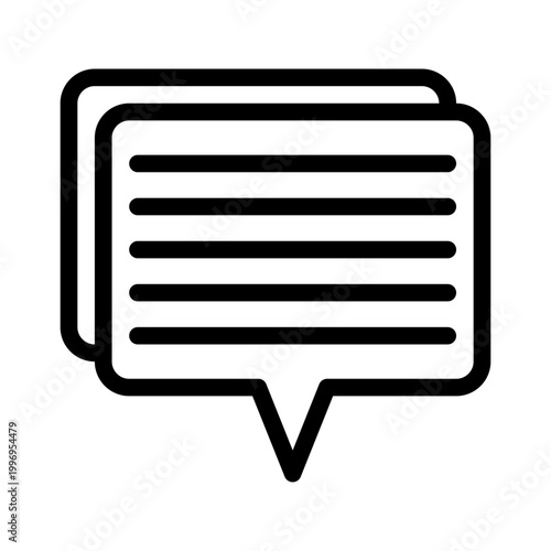 comment line icon