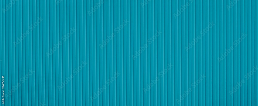 Obraz premium Wall container matal roof blue corrugated iron sheet aluminium steel background wall panel tile construction siding building line pattern texture seamless architecture plate frame container