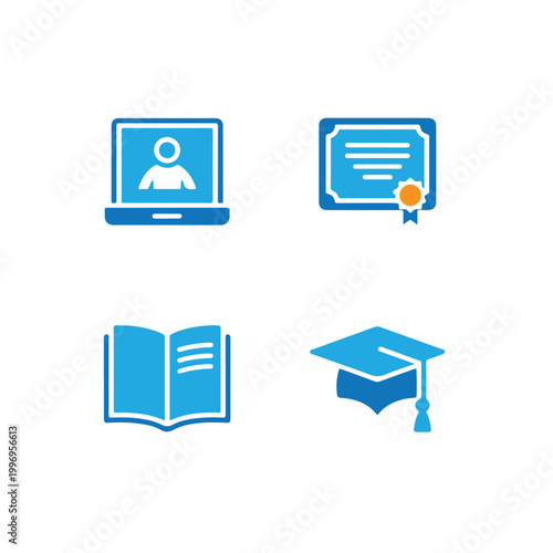 education icon set