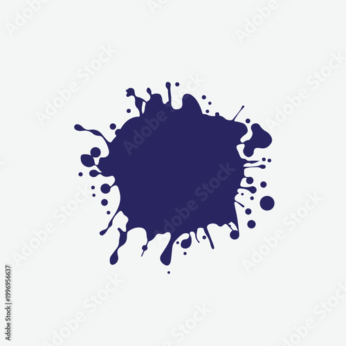 vector illustration of a paint splashes