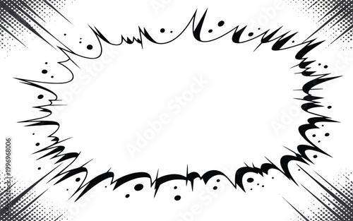 comic speech bubble silhouette on transparent background high quality professional detailed modern elegant stylish clean crisp vibrant colorful digital creative