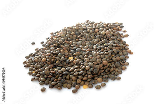 Fotografía green Lentil in studio