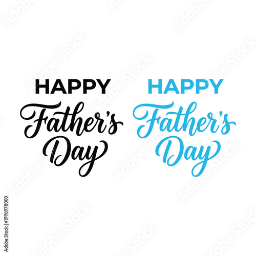 Happy fathers day greeting card