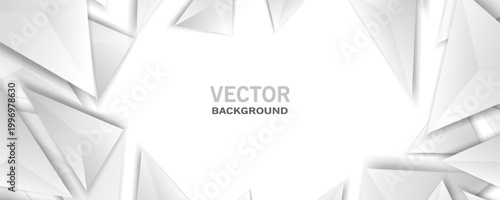 Abstract white background with rectangles.