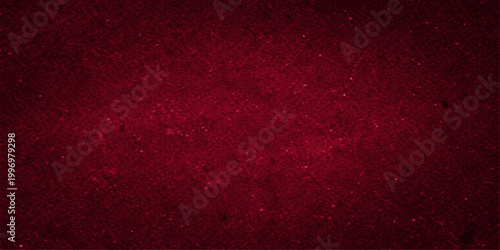 A vintage dark red grunge texture design featuring a distressed paper pattern and old grungy material surface provides a weathered backdrop for Christmas card art or wallpaper