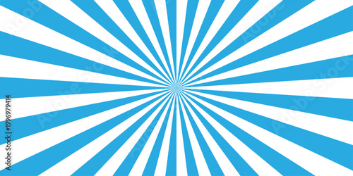 Vector sunray stripe background. Light sunburst glowing background. Sunburst pattern summer social banner. vector illustration pattern beam rays. Spiral radial striped backdrop design.