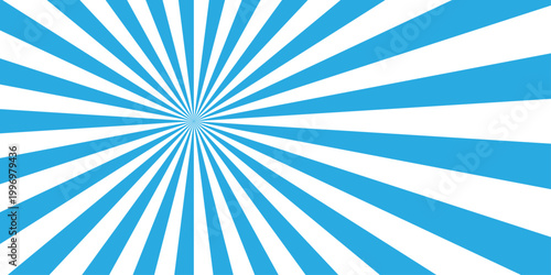 Vector sunray stripe background. Light sunburst glowing background. Sunburst pattern summer social banner. vector illustration pattern beam rays. Spiral radial striped backdrop design.