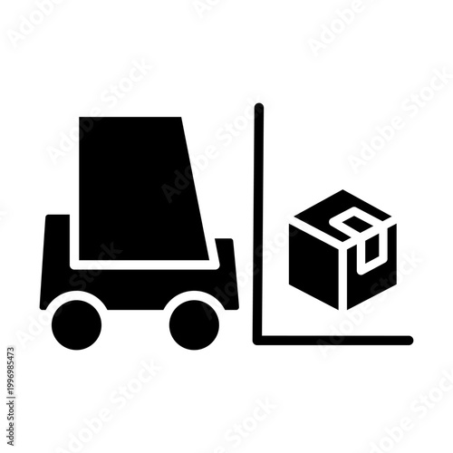 Parcel icon vector. Package transport Illustration sign. Cargo transportation symbol. Cargo delivery logo. premise web icon.
