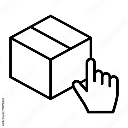 Parcel icon vector. Package transport Illustration sign. Cargo transportation symbol. Cargo delivery logo. premise web icon.