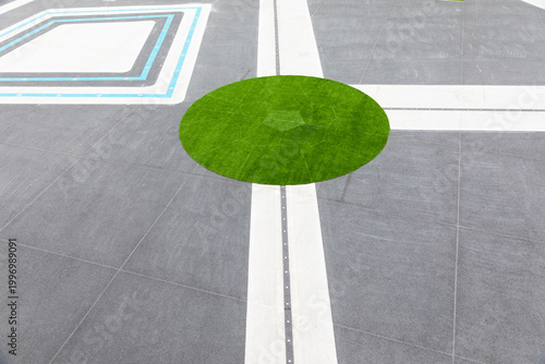 Abstract patterns in city squares