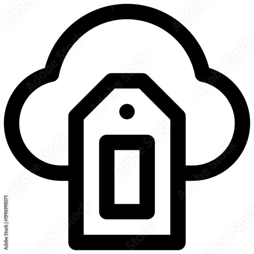 Service plan. Editable stroke vector icon.