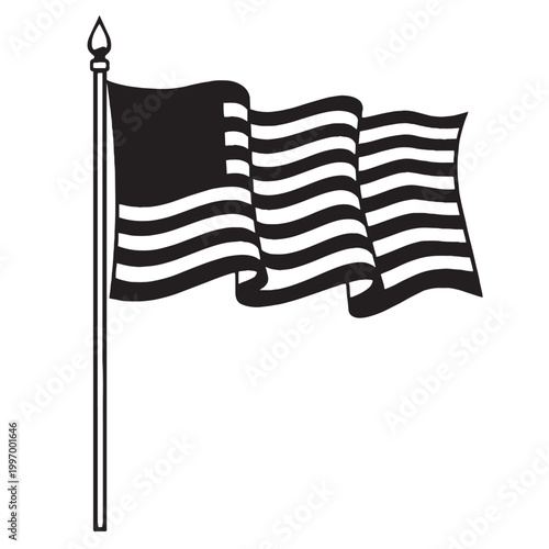 A waving United Arab Emirates flag isolated on a white board serves as a national symbol and destination banner for this world atlas land