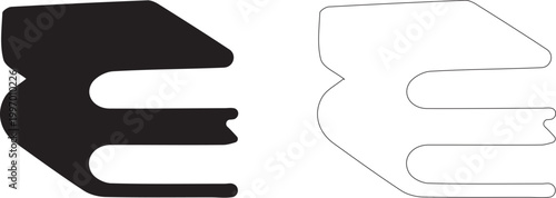 Stack of books, vector icon of education, reading, library and academic knowledge.