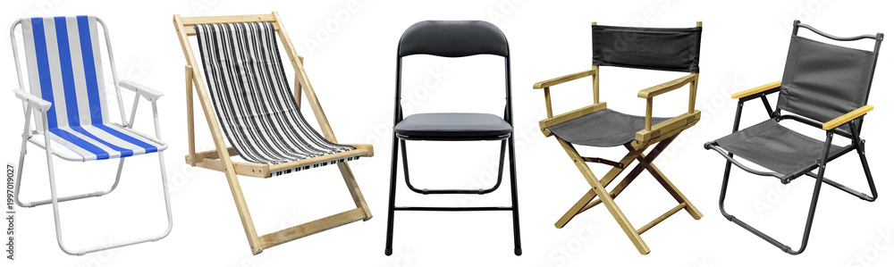 Obraz premium Collection set folding chair