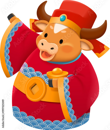 Cow god of wealth