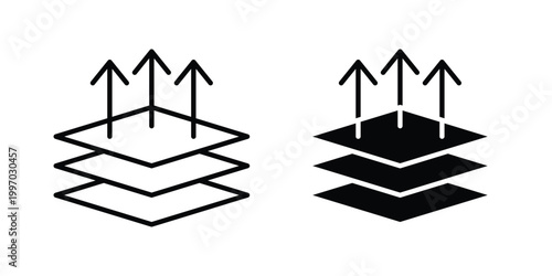 Φωτογραφία Breathable icon on white background editable stroke and solid flat