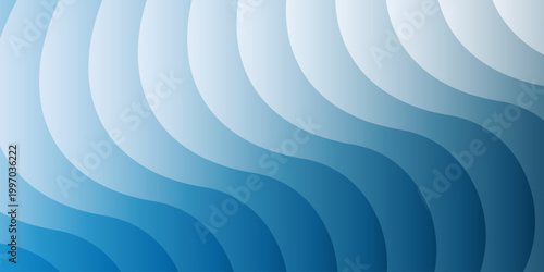Abstract Gradient Waves of Cool Blue Tones Creating a Soothing and Dynamic Visual Texture