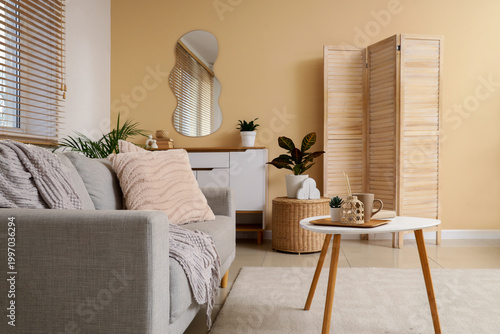 Interior of stylish living ...