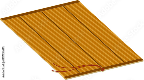 Chinese Traditional Calligraphy Bamboo Pen Scroll