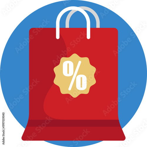 A cheerful shopping bag with a smiling face, symbolizing the joy and satisfaction of buying something you love.