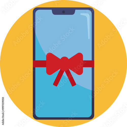 A smiling mobile phone with a bright screen, symbolizing joy from communication, social connection, or positive digital experiences.