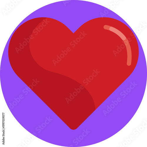 A heart symbol representing affection, warmth, and emotional connection.