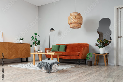 Interior of stylish living ...